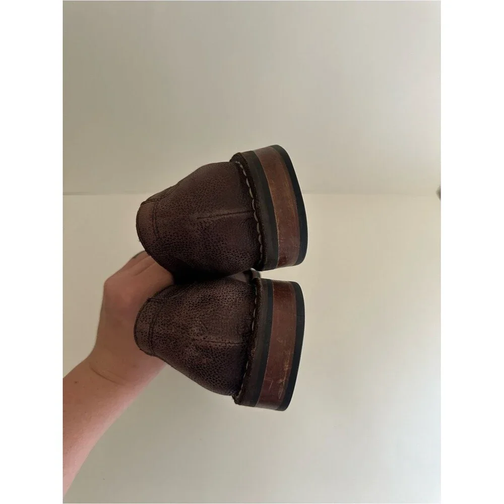 Cole Haan brown pebble leather Center Street oxford
